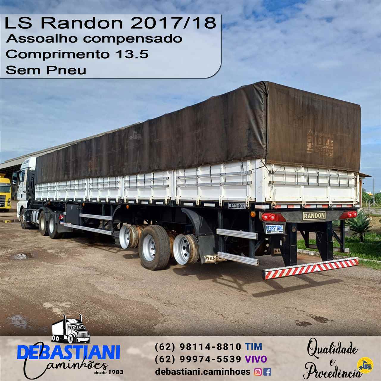 CARRETA SEMI-REBOQUE GRANELEIRO Debastiani Caminhões ANAPOLIS GOIAS GO